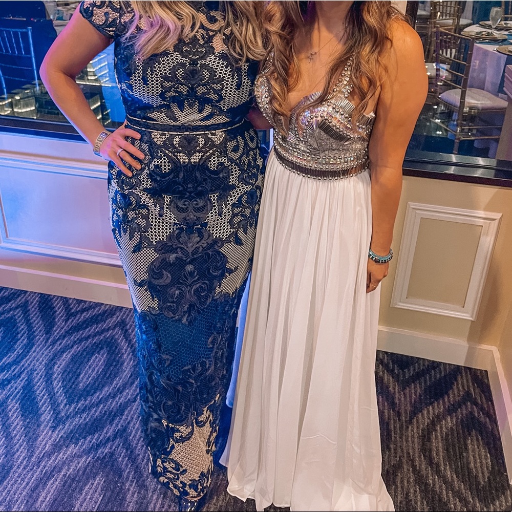 Statement floor length gown